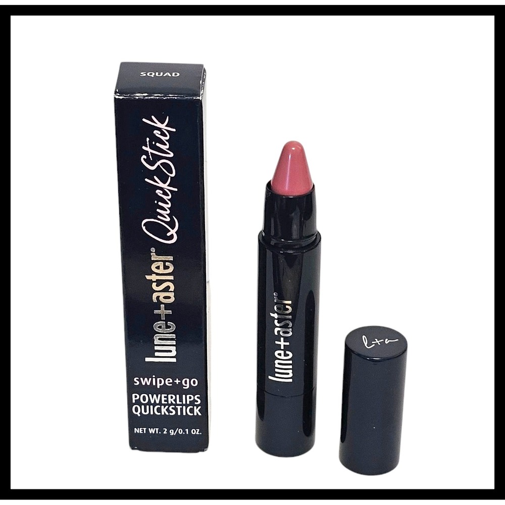 Lune+Aster Quickstick Powerlips Lipstick Squad Pink Swipe+Go Full Size